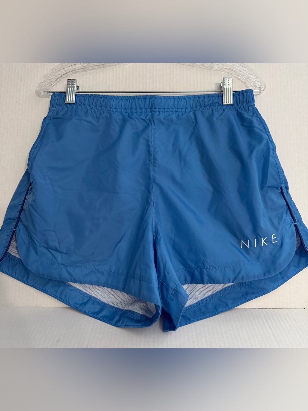 Nike Royal Blue Women's Athletic Running Shorts Mesh Lined